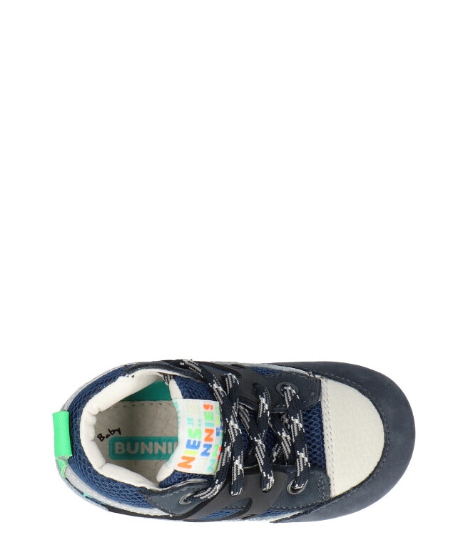 Bunnies JR Babyschoen <span>222122 529 Zeb zacht</span> 222122 529 Zeb zacht blauw - www.bremmerschoenen.info - Bremmer Schoenen