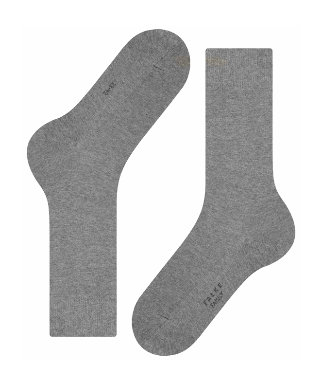 Falke Family <span>14657 3390 Family sokken</span> 14657 3390 Family sokken grijs - www.bremmerschoenen.info - Bremmer Schoenen