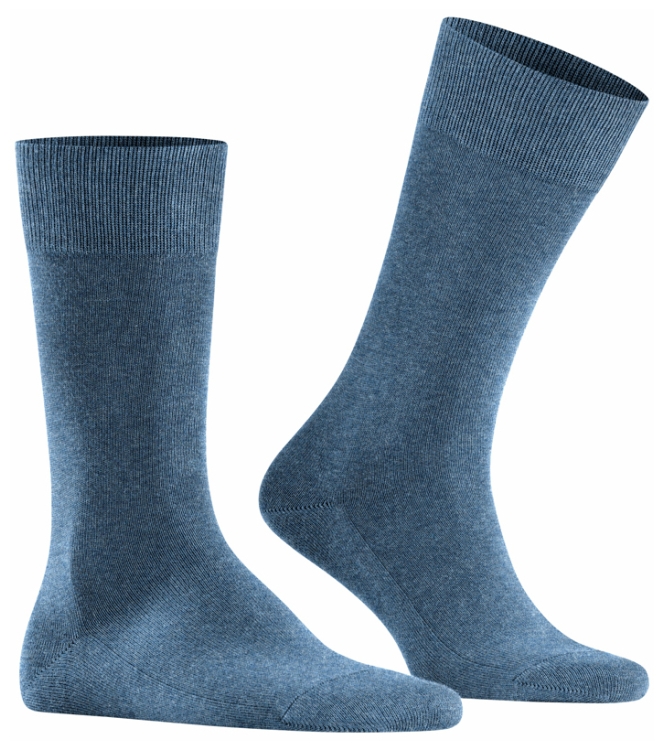 Falke Family <span>14657 6660 Family sokken</span> 14657 6660 Family sokken blauw - www.bremmerschoenen.info - Bremmer Schoenen