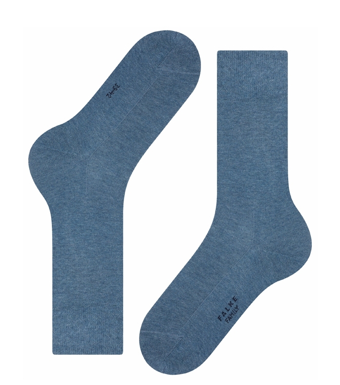 Falke Family <span>14657 6660 Family sokken</span> 14657 6660 Family sokken blauw - www.bremmerschoenen.info - Bremmer Schoenen