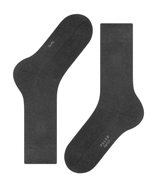 Falke Family <span>14657 3080 Family sokken</span> 14657 3080 Family sokken grijs - www.bremmerschoenen.info - Bremmer Schoenen