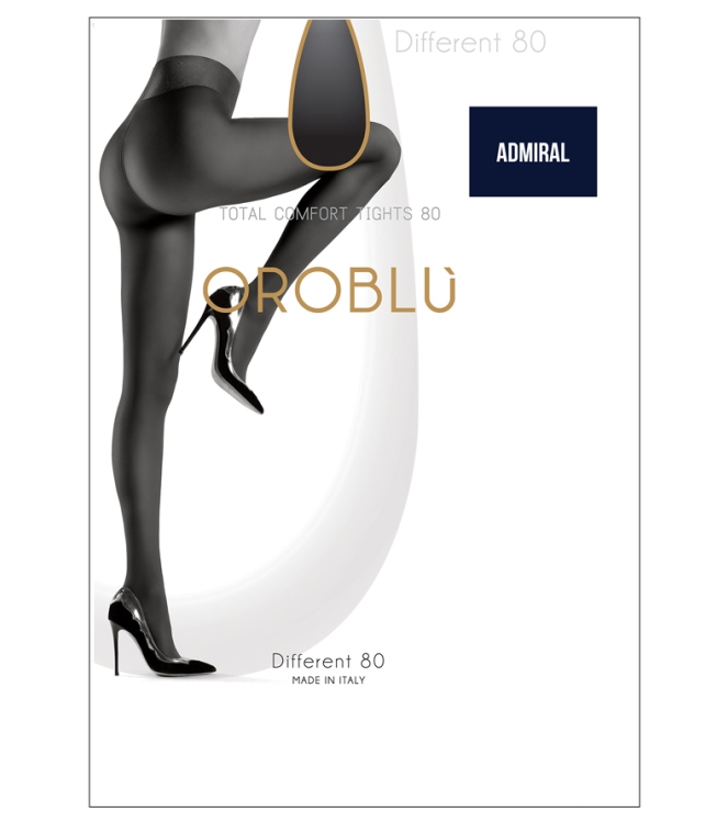 Oroblu Panty <span>Different 80 Admiral</span> Different 80 Admiral blauw - www.bremmerschoenen.info - Bremmer Schoenen