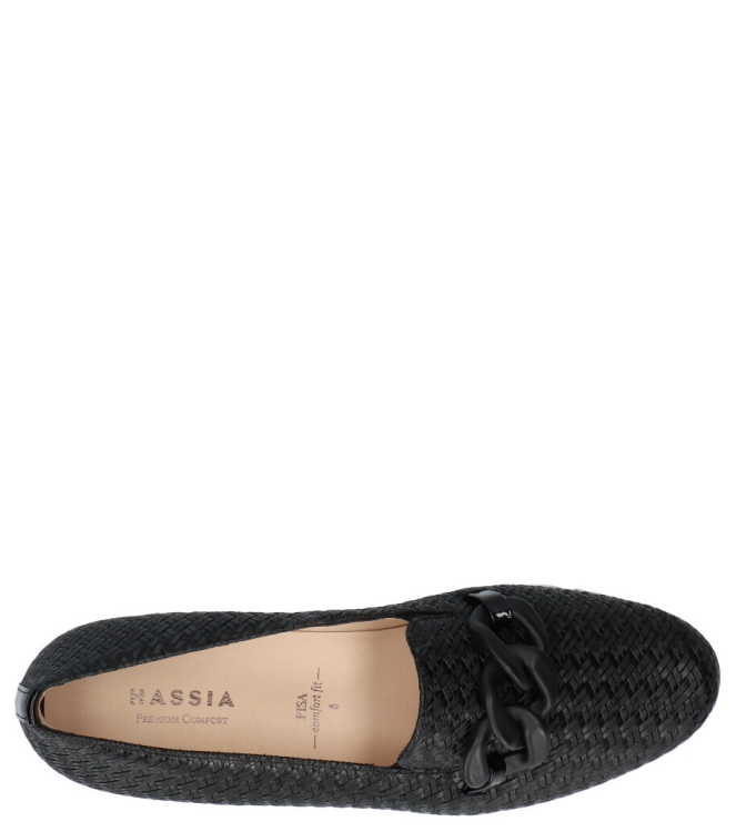 Hassia Instapper <span>301539 0100 Pisa</span> 301539 0100 Pisa zwart - www.bremmerschoenen.info - Bremmer Schoenen