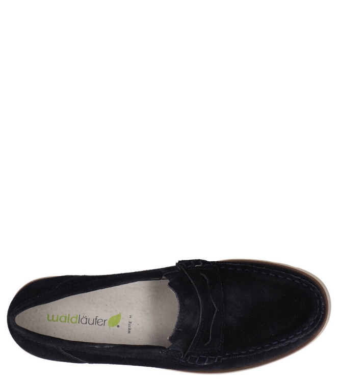 Waldlaufer instapper <span>723502 195 194 H-Serena</span> 723502 195 194 H-Serena blauw - www.bremmerschoenen.info - Bremmer Schoenen