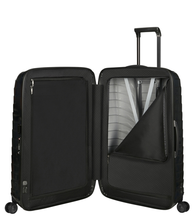 Samsonite koffer <span>126042 1041 Proxis Spinner 75</span> 126042 1041 Proxis Spinner 75 zwart - www.bremmerschoenen.info - Bremmer Schoenen