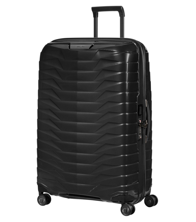 Samsonite koffer <span>126041 1041 Proxis Spinner 69</span> 126041 1041 Proxis Spinner 69 zwart - www.bremmerschoenen.info - Bremmer Schoenen