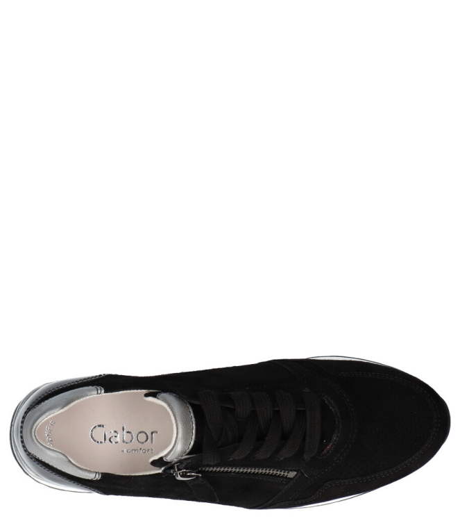 Gabor sneaker <span>06.528.87</span> 06.528.87 zwart - www.bremmerschoenen.info - Bremmer Schoenen