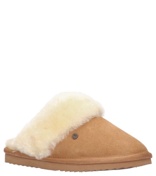 Warmbat pantoffel <span>Flurry women FLS321025 Cognac</span> Flurry women FLS321025 Cognac cognac - www.bremmerschoenen.info - Bremmer Schoenen