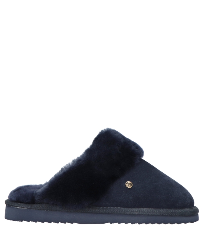 Warmbat pantoffel <span>Flurry women FLS321045 DK navy</span> Flurry women FLS321045 DK navy blauw - www.bremmerschoenen.info - Bremmer Schoenen