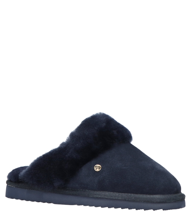 Warmbat pantoffel <span>Flurry women FLS321045 DK navy</span> Flurry women FLS321045 DK navy blauw - www.bremmerschoenen.info - Bremmer Schoenen