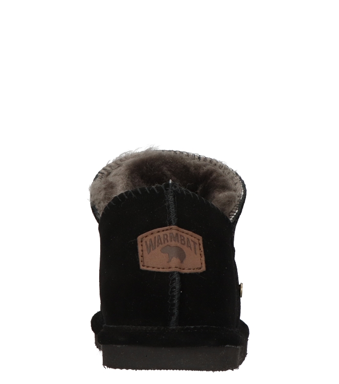 Warmbat pantoffel <span>Willow women WLW321099 Black</span> Willow women WLW321099 Black zwart - www.bremmerschoenen.info - Bremmer Schoenen