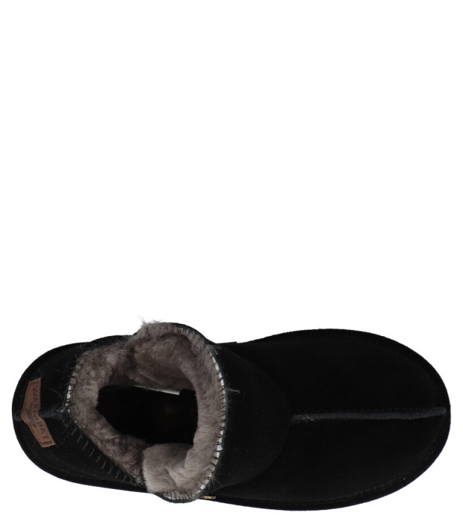 Warmbat pantoffel <span>Willow women WLW321099 Black</span> Willow women WLW321099 Black zwart - www.bremmerschoenen.info - Bremmer Schoenen