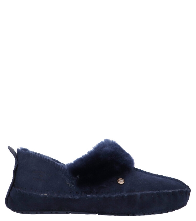 Warmbat pantoffel <span>Barrine women BAR341045 DK navy</span> Barrine women BAR341045 DK navy blauw - www.bremmerschoenen.info - Bremmer Schoenen