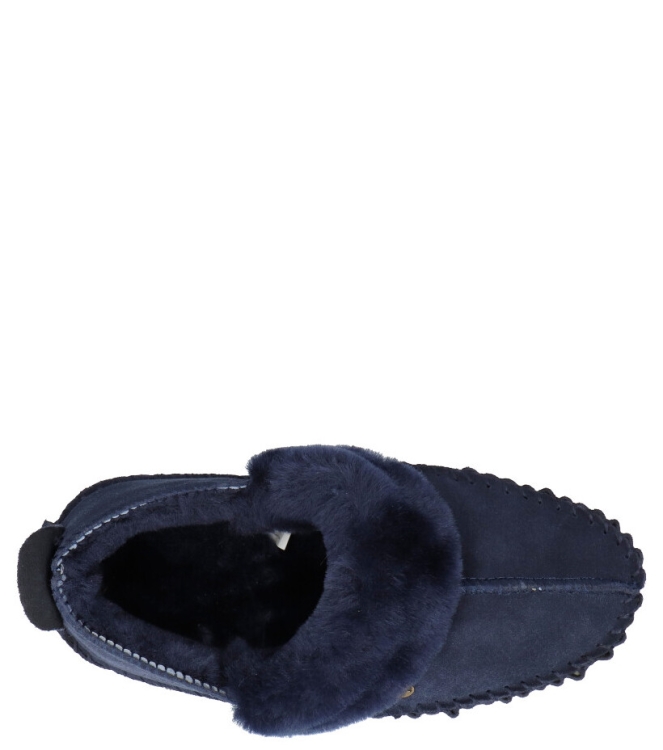 Warmbat pantoffel <span>Barrine women BAR341045 DK navy</span> Barrine women BAR341045 DK navy blauw - www.bremmerschoenen.info - Bremmer Schoenen