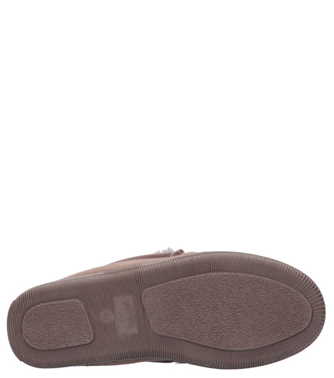 Warmbat pantoffel <span>Grizzly men GRZ 4410 88 Pebble</span> Grizzly men GRZ 4410 88 Pebble beige - www.bremmerschoenen.info - Bremmer Schoenen
