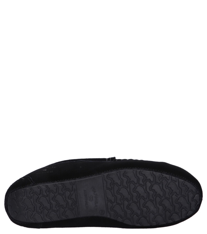 Warmbat pantoffel <span>Earlwood men ERW441099 Black</span> Earlwood men ERW441099 Black zwart - www.bremmerschoenen.info - Bremmer Schoenen