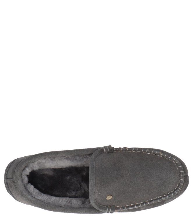 Warmbat pantoffel <span>Earlwood men ERW441085 DK grey</span> Earlwood men ERW441085 DK grey grijs - www.bremmerschoenen.info - Bremmer Schoenen