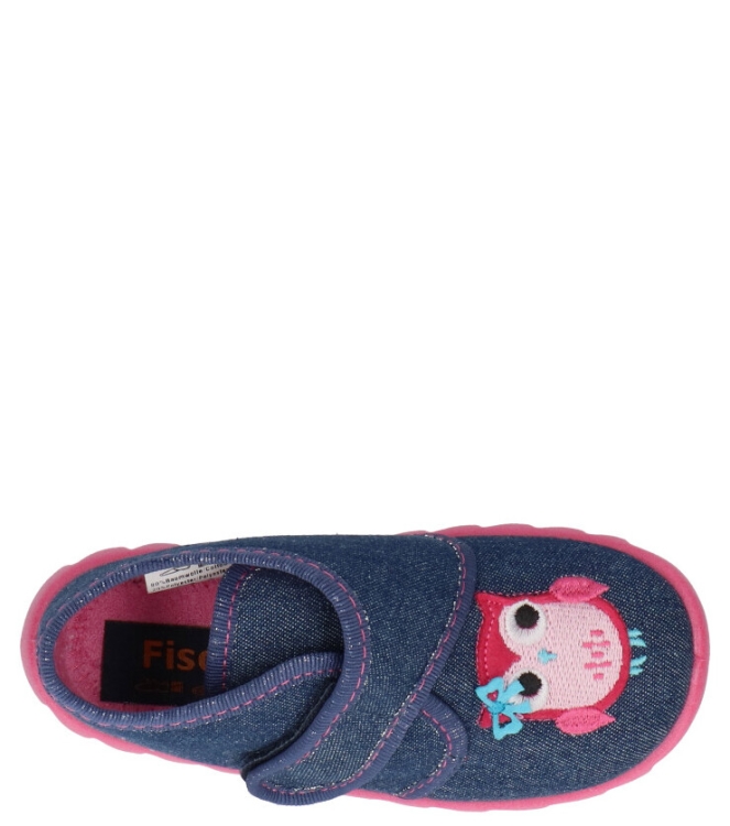 Fischer kinderpantoffel <span>611541-501</span> 611541-501 blauw - www.bremmerschoenen.info - Bremmer Schoenen
