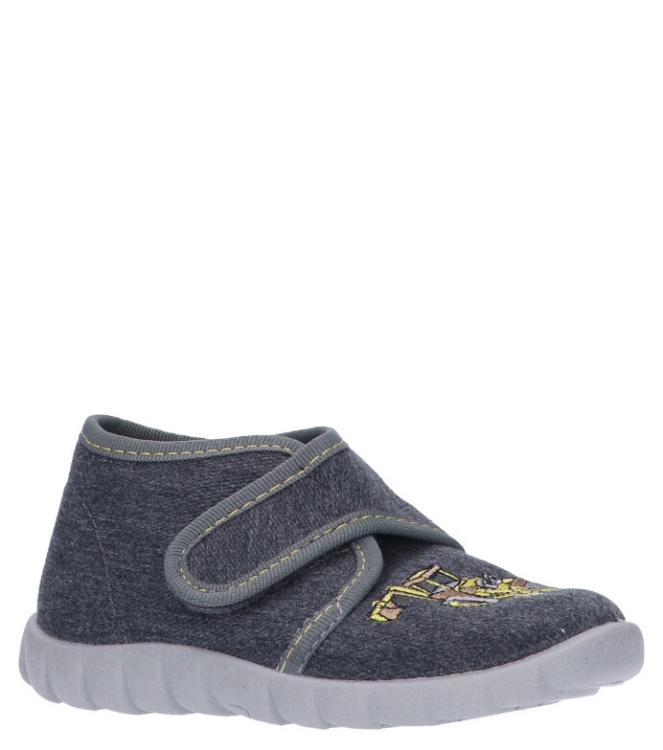 Fischer kinderpantoffel <span>611545-603</span> 611545-603 grijs - www.bremmerschoenen.info - Bremmer Schoenen