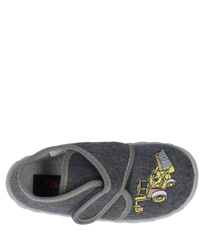 Fischer kinderpantoffel <span>611545-603</span> 611545-603 grijs - www.bremmerschoenen.info - Bremmer Schoenen