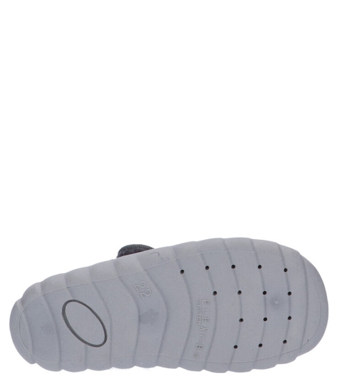 Fischer kinderpantoffel <span>611545-603</span> 611545-603 grijs - www.bremmerschoenen.info - Bremmer Schoenen