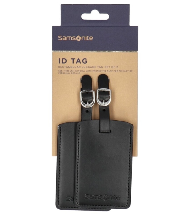 Samsonite kofferlabel <span>121307 1041 Global TA Rectangle Luggage Tag</span> 121307 1041 Global TA Rectangle Luggage Tag zwart - www.bremmerschoenen.info - Bremmer Schoenen