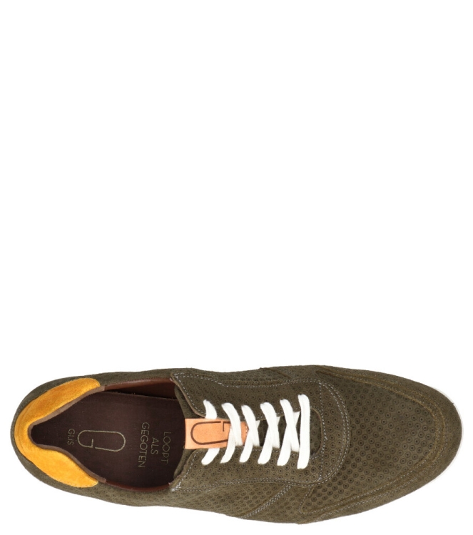 Gijs sneaker <span>2035 205 8406</span> 2035 205 8406 groen - www.bremmerschoenen.info - Bremmer Schoenen