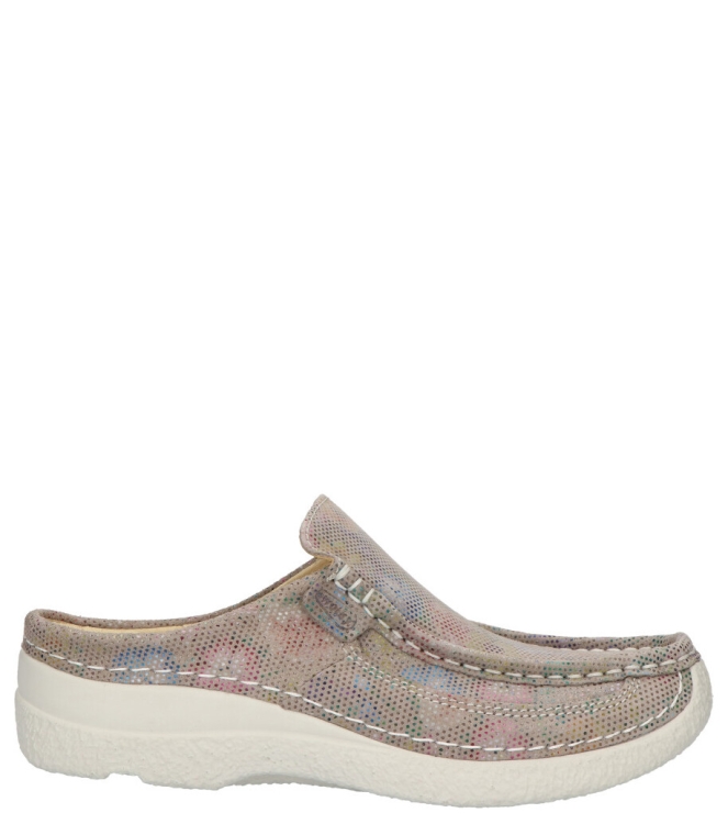 Wolky Slipper <span>0620245 157 Roll Slide</span> 0620245 157 Roll Slide beige - www.bremmerschoenen.info - Bremmer Schoenen