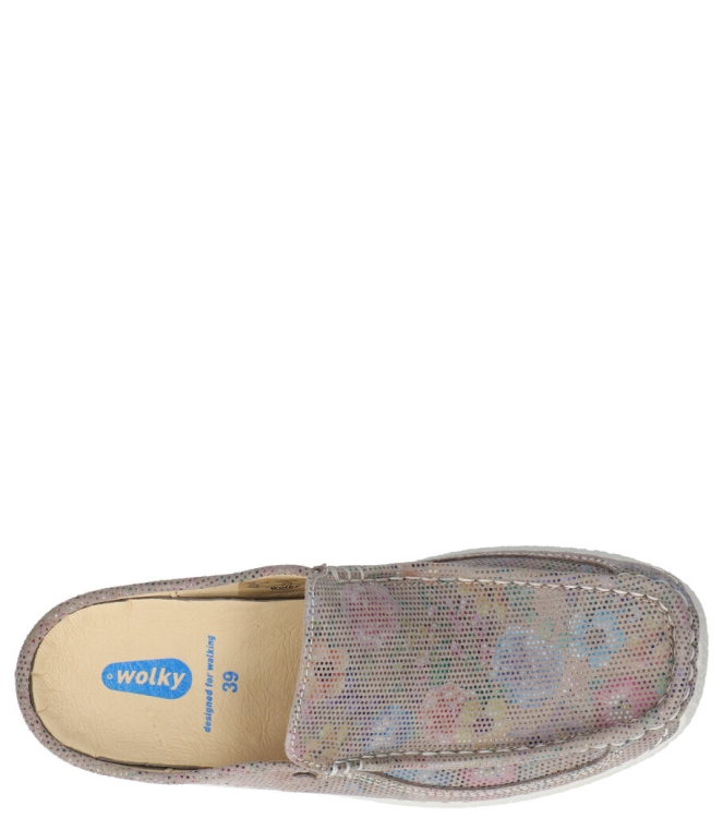 Wolky Slipper <span>0620245 157 Roll Slide</span> 0620245 157 Roll Slide beige - www.bremmerschoenen.info - Bremmer Schoenen