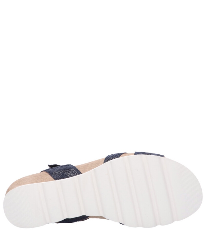 Durea Sandaal <span>7403 025 9727</span> 7403 025 9727 blauw - www.bremmerschoenen.info - Bremmer Schoenen