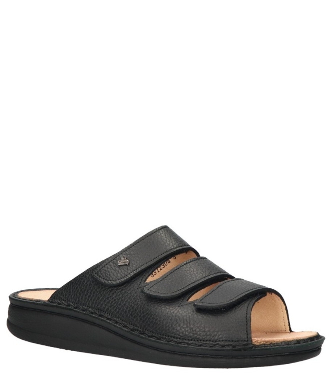 Finn Comfort slipper <span>1508 055099 Korfu</span> 1508 055099 Korfu zwart - www.bremmerschoenen.info - Bremmer Schoenen