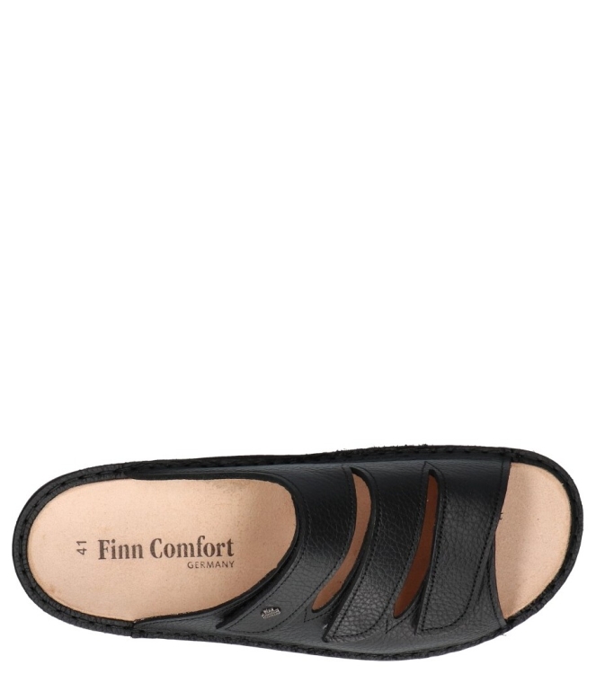 Finn Comfort slipper <span>1508 055099 Korfu</span> 1508 055099 Korfu zwart - www.bremmerschoenen.info - Bremmer Schoenen