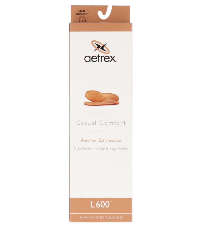 Aetrex voetbed <span>L600W Casual Comfort</span> L600W Casual Comfort meerkleurig - www.bremmerschoenen.info - Bremmer Schoenen