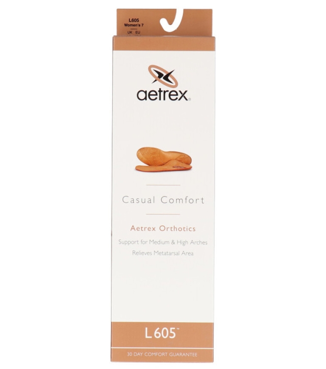 Aetrex voetbed <span>L605W Casual Comfort</span> L605W Casual Comfort meerkleurig - www.bremmerschoenen.info - Bremmer Schoenen