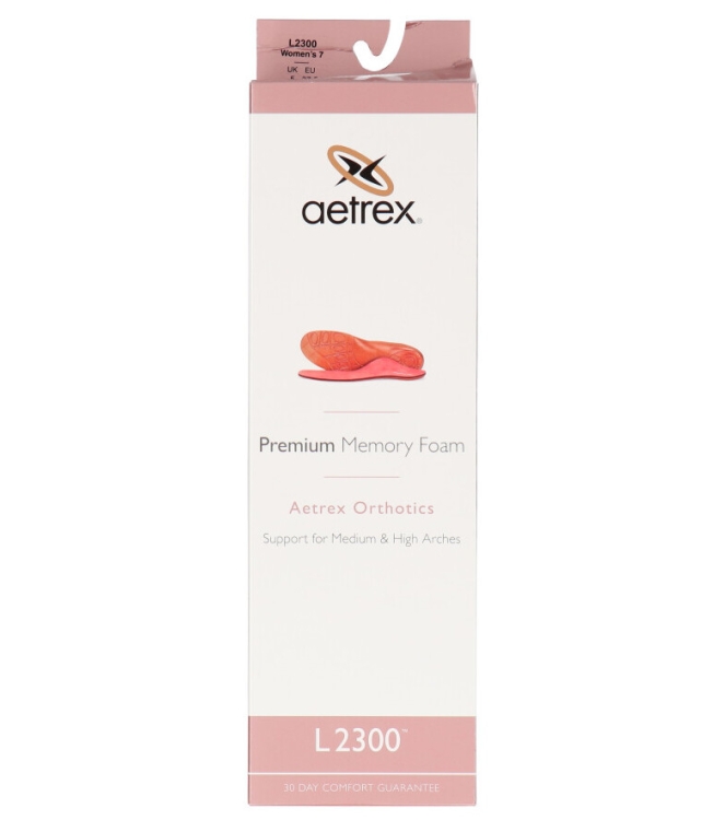 Aetrex voetbed <span>L2300W Premium Memory Foam</span> L2300W Premium Memory Foam meerkleurig - www.bremmerschoenen.info - Bremmer Schoenen