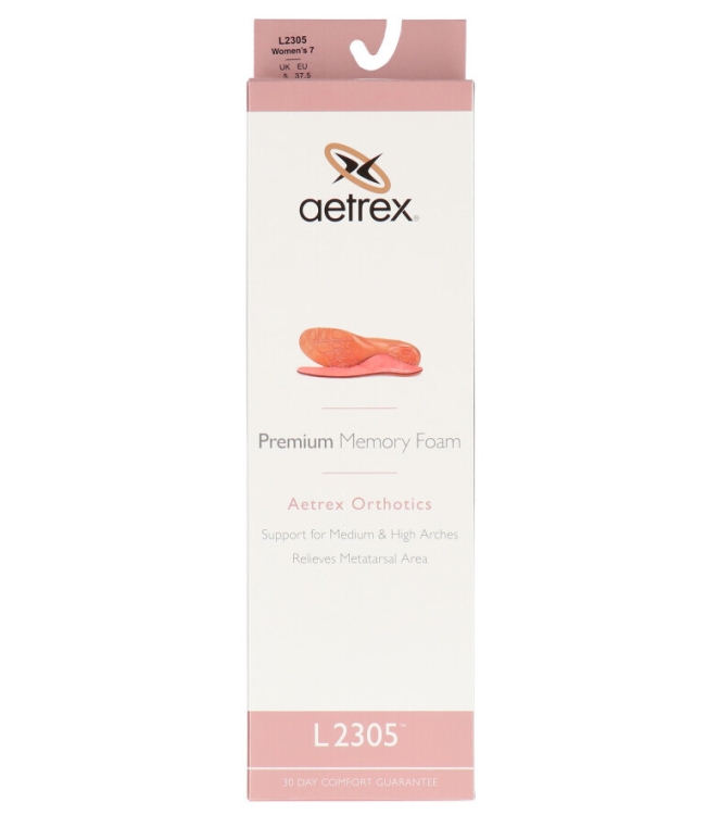 Aetrex voetbed <span>L2305W Premium Memory Foam</span> L2305W Premium Memory Foam meerkleurig - www.bremmerschoenen.info - Bremmer Schoenen