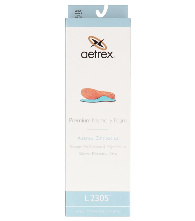 Aetrex voetbed <span>L2305M Premium Memory Foam</span> L2305M Premium Memory Foam meerkleurig - www.bremmerschoenen.info - Bremmer Schoenen