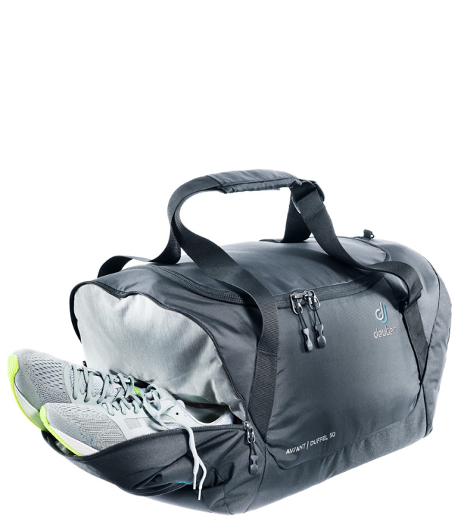Deuter weekendtas <span>DR3520120-7000 Aviant Duffel 50</span> DR3520120-7000 Aviant Duffel 50 zwart - www.bremmerschoenen.info - Bremmer Schoenen