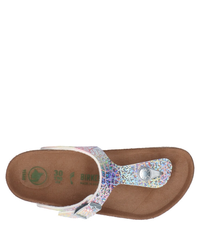 Birkenstock slipper <span>1022193 Gizeh kids</span> 1022193 Gizeh kids zilver - www.bremmerschoenen.info - Bremmer Schoenen