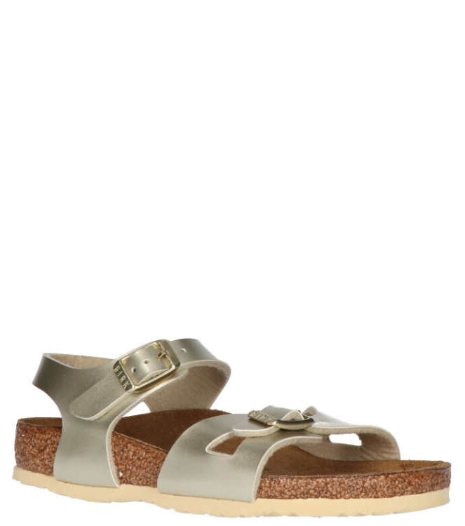 Birkenstock sandaal <span>1014829 Rio Kids BF</span> 1014829 Rio Kids BF goud - www.bremmerschoenen.info - Bremmer Schoenen