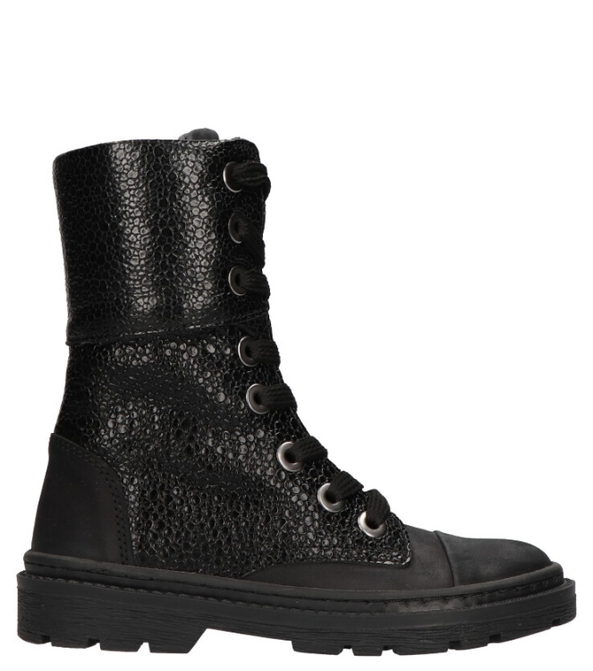Jochie Freaks veterboot <span>JF-22582 214 Jutt</span> JF-22582 214 Jutt zwart - www.bremmerschoenen.info - Bremmer Schoenen
