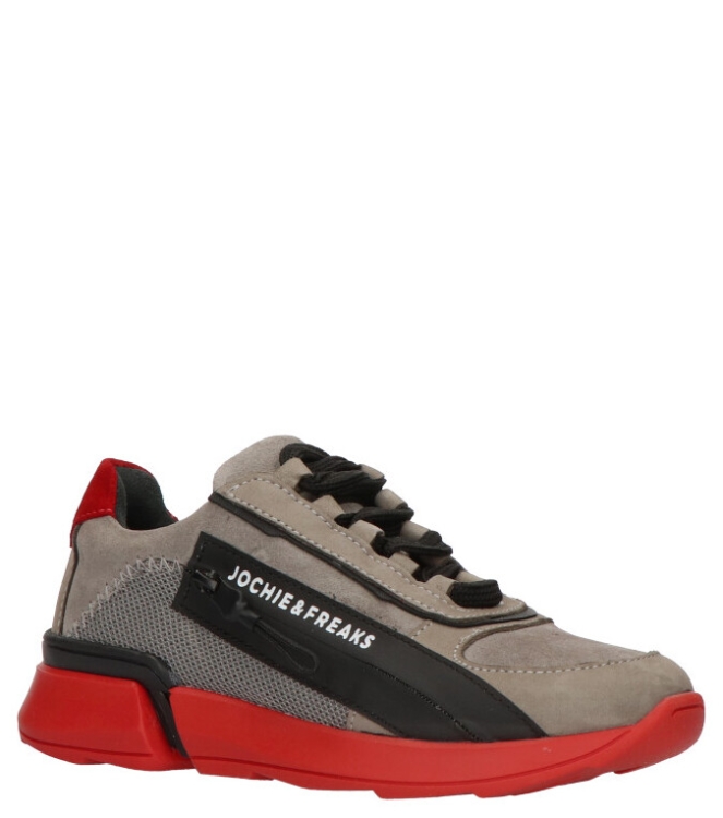 Jochie Freaks sneaker <span>JF-22672 220 Jochie</span> JF-22672 220 Jochie grijs - www.bremmerschoenen.info - Bremmer Schoenen