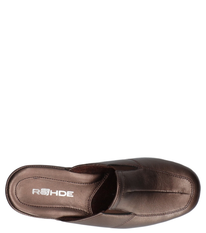 Rohde Rohde pantoffel <span>6142 77</span> Earth Rohde pantoffel <span>6142 77</span> 6142 77 brons - www.bremmerschoenen.info - Bremmer Schoenen