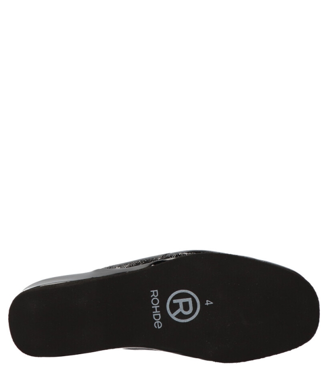 Rohde pantoffel <span>6142 91</span> 6142 91 zwart - www.bremmerschoenen.info - Bremmer Schoenen