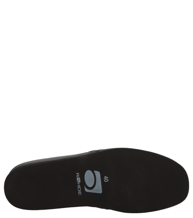 Rohde pantoffel <span>6402 90</span> 6402 90 zwart - www.bremmerschoenen.info - Bremmer Schoenen