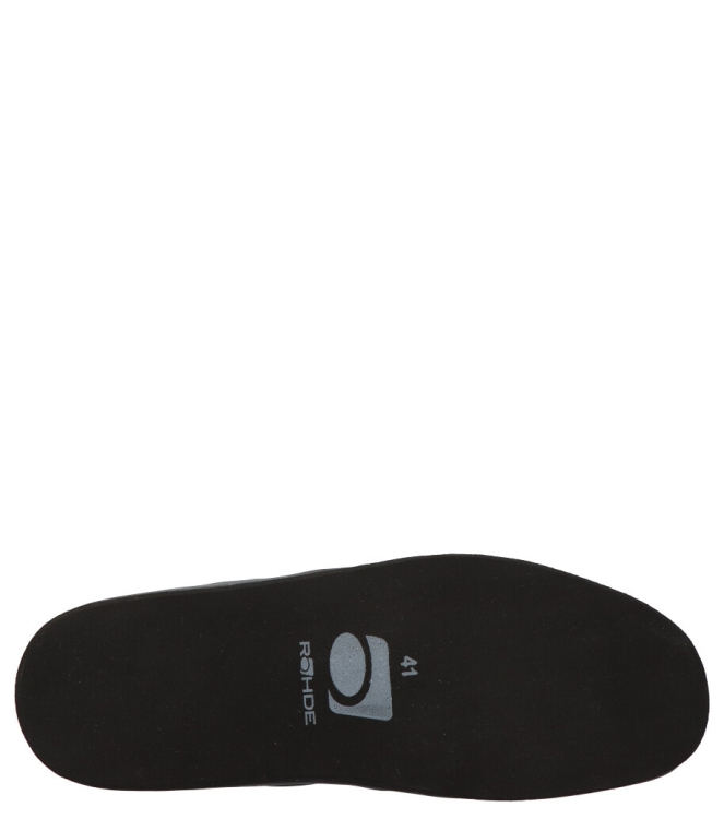 Rohde pantoffel <span>6607 90</span> 6607 90 zwart - www.bremmerschoenen.info - Bremmer Schoenen