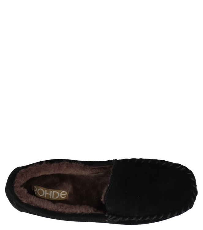 Rohde pantoffel <span>7042 90</span> 7042 90 zwart - www.bremmerschoenen.info - Bremmer Schoenen