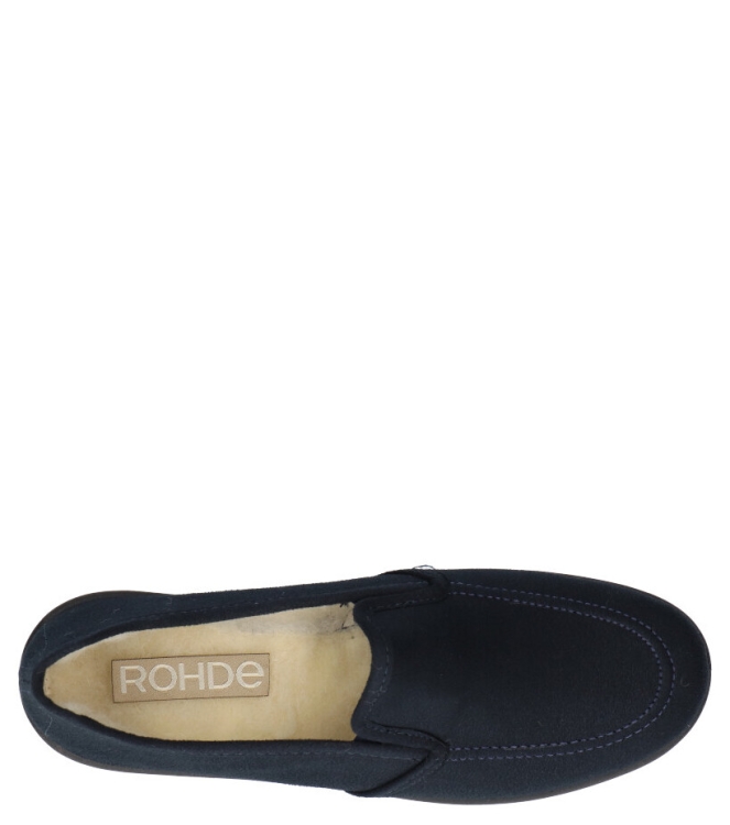 Rohde pantoffel <span>2224 50</span> 2224 50 blauw - www.bremmerschoenen.info - Bremmer Schoenen