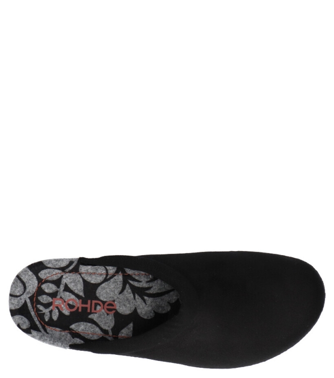 Rohde pantoffel <span>2291 90</span> 2291 90 zwart - www.bremmerschoenen.info - Bremmer Schoenen