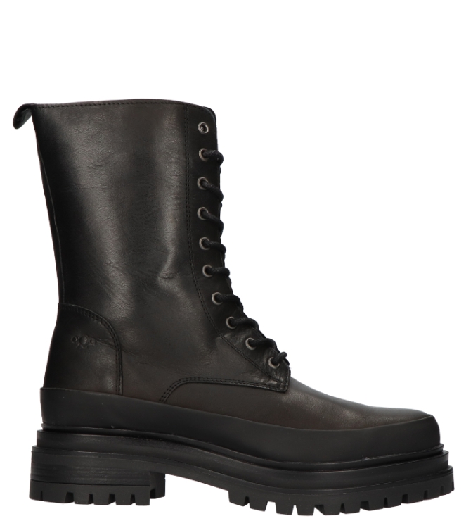 Aqa veterboot <span>A8212 SBKSBK</span> A8212 SBKSBK zwart - www.bremmerschoenen.info - Bremmer Schoenen
